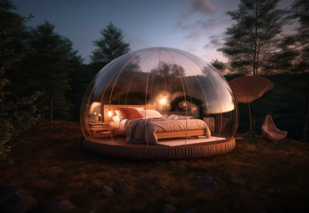 winter bubble tent